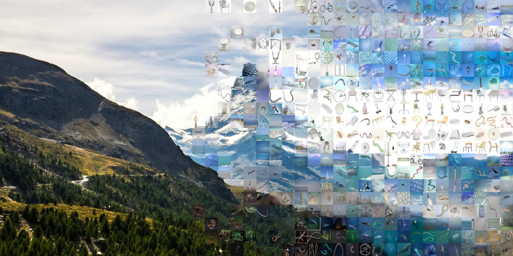 Example of a photo-mosaic.